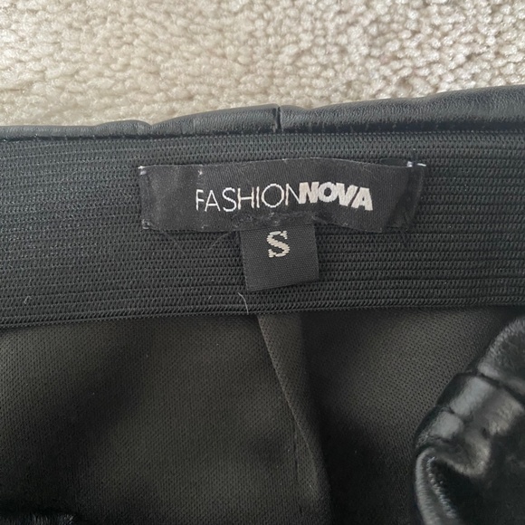 Fashion Nova Leather Pants - Picture 4 of 4